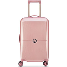 Delsey tourney suitcase 55cm 4 double wheels trolley case peonia