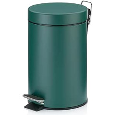 Kela Monaco 24295 Kosmētikas tvertne 3 L Diametrs 17 cm Metāla Alpine Green noņemams iekšējais spainis ar rokturi