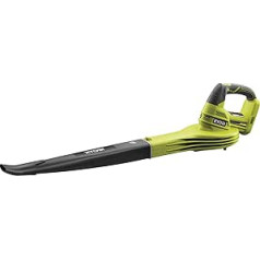 RYOBI 18 V ONE+ Akku-Laubgebläse OBL1820S (Luftgeschwindigkeit 245 km/h, Luftmenge 2,6 m³/min, ohne Akku & Ladegerät im Karton)