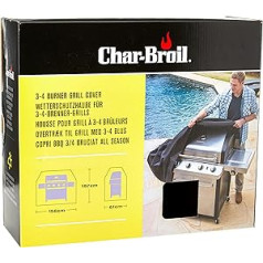 Char-Broil 140766 — universāls Wetterschutzhaube für 3 & 4-Brenner-Gasgrill