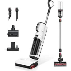 Roborock Dyad Pro Combo 5-in-1 mitrais sausais putekļsūcējs bezvadu 17000Pa Mop putekļu sūcējs ar akumulatoru putekļu sūcēju paklāju tīrīšanai, elektrisko mini suku un 2 tīrīšanas galviņas, lietotne, balss vadība