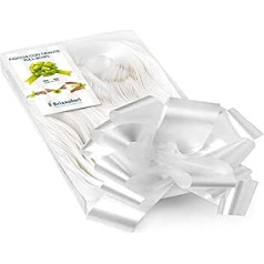 PARTY STORE SRL Packung mit 50 weißen Decken 5 cm Maxi AUTOTIRANTI Hochzeit Auto Decoro