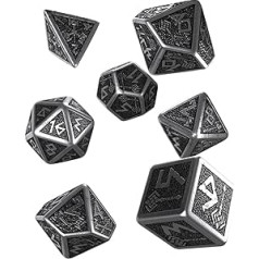 Q Workshop Metal RPG Ornamented Dice Set