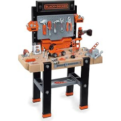 Smoby 360730 Black+Decker Super Workbench Center