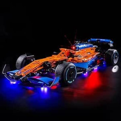 LIGHTAILING gaismas komplekts Lego Technic McLaren Formula 1 celtniecības bloku modelim - LED apgaismojuma komplekts saderīgs ar Lego 42141 - modeļa komplekts nav iekļauts