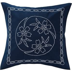 'Sashiko Kit %ÀÞÌÞٸ«°Ã%Cushion (Navy Blue) No. 216