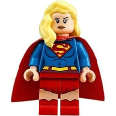 GENUINE Lego DC Super Heroes SUPERGIRL minifigūra - sadalīta no komplekta 76040, LEGO