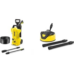 Kärcher K 2 Premium Power Control & Surface Cleaner T-Racer T 5 (aizsardzība pret šļakatām, lielām virsmām, divas plakanas strūklas sprauslas, rokturis vertikālam darbam)