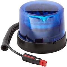 HELLA 2RL 011 484-121 LED-Rotating Beacon - KL 7000 - 12/24V - Magnet Mount - Blue