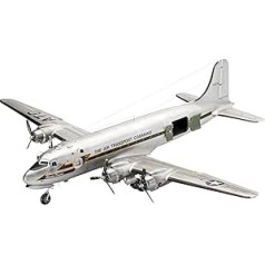 Revell Model Kit I dāvanu komplekts 75. gadadienai Berlin Airlift I C-54 D Skymaster I 352 Pieces I Scale 1:72 I bērniem un pieaugušajiem no 13 gadiem