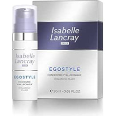 Isabelle Lancray Egostyle Concentré Hyaluronique Gel - Glättung der Haut, jugendliche Frische, (1 x 20 ml), Gesichtscreme, Tagescreme, Nachtcreme, Gesichtspflege, Creme