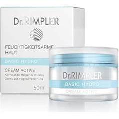 Dr. Rimpler Reichhaltige Gesichts-Creme "Basic Hydro Cream Active" I für trockene Haut I 24-Stunden Pflege I Tagescreme 50ml