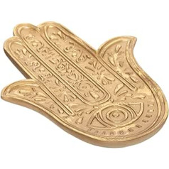 Hamsa Tray Hand of Fatima - tukši maisiņi, kas izgatavoti no MDF, krāsoti