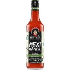 Papa Fuego Mexikaner (1 x 0,7 l) | Mittelscharfer Tomatenschnaps