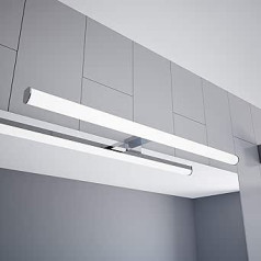 kalb Materiāls für Möbel LED spoguļa gaisma 600 mm Virsmā montējama gaisma 230 V Vannas istabas gaisma hromēta izvēle 600 mm silti balta