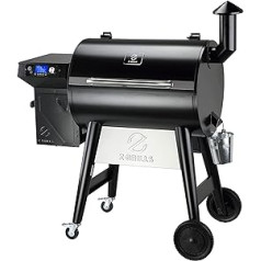 CANADIAN SPA CO. BBQ Smoker Grill, Smoker Oven with Digital Temperature Control, 2 Meat Thermometers and Cover, Pellet Smoker for Grilling and Smoking