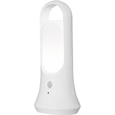 LEDVANCE LED Night Light with Motion Sensor in White, 30 Lumens, 4000 K, IP20, Night Light with Day and Night Light Sensor for the Hallway, Bedroom or Children's Room as Orientation Light