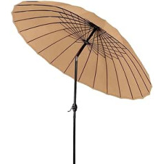 ABCCANOPY 250 cm āra saulessargs ūdeni atgrūdošs nojume Dārza lietussargs Tirgus lietussargs