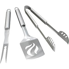 Cave Tools BBQ Tool Set Parents BBQ Tools Silver