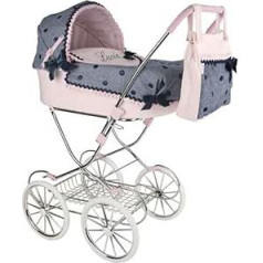 ARIAS 40690 Pike Doll's Pram, Colourful, 42 x 72 x 93 cm