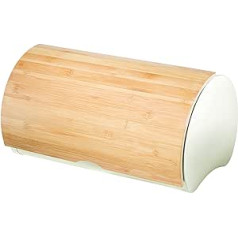 Oggi maizes tvertne darba virsmai — 37,5 x 24,1 x 21,6 cm — silti pelēka/bambusa