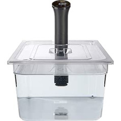 Sous Vide Tools Container aus Polycarbonat, 20 l, mit Deckel passend für den Sous-Vide-Stick Nano von Anova, durchsichtig, zum Garen, frei von BPA SVT-PS20GN-ANOVANANO