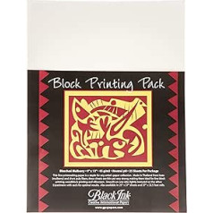 Produkts von Block Drucken Graphic, schwarz, weiß, 12 x 9 cm 25 kg