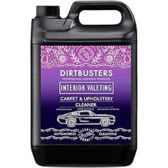 Dirtbusters Interior Cleaner for Cars, Motorhomes and Much More - Carpet and Upholstery Cleaning - Cleans, Neutralises and Protects Against Unpleasant Odours - 5 Litre Cleaning Shampoo