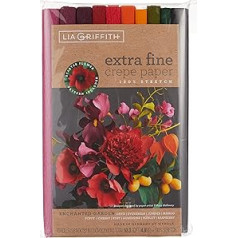 Creativity Street PLG11027 Extra Fein Krepppapier, 53,3 Quadratfüße, Papier, Verzauberter Garten, Enchanted Garden, 10 Count