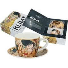 Carmani - Espresso tase ar apakštasīti ar Gustavu Klimtu, The Kiss