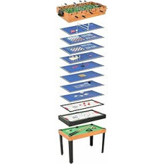 Tidyard 15 in 1 Multi-Purpose Table Multi-Function Table Multigame Game Table Multifunctional Table for Table Tennis, Game Table with Football Table, Billiard Table, Table Tennis etc.