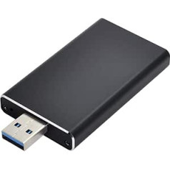 Nfhk Mini PCI-E mSATA to USB 3.0 External SSD PCBA Conveter Adapter Pen Driver Card with Case