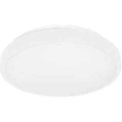 SELENE griestu lampa 2xE27, maks. 2x60W, mikroviļņu sensors, IP54, balts