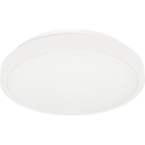 SELENE griestu lampa 2xE27, maks. 2x60W, mikroviļņu sensors, IP54, balts