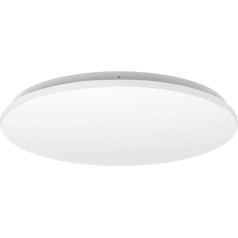 SOPOT LED 18W, griestu lampa ar mikroviļņu kustības sensoru, 1880lm, IP20, 4000K, PVC abažūrs