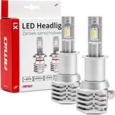 LED auto spuldzes x1 sērija amio h3 amio-02964