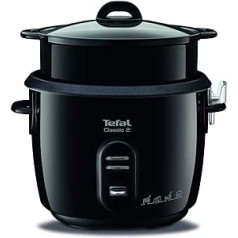 Tefal New Classic RK1038 Rīsu plīts Automātiskās programmas Sildīšanas funkcija 5 L Ietilpība Tvaika vārīšanas funkcija Metāliski Melns