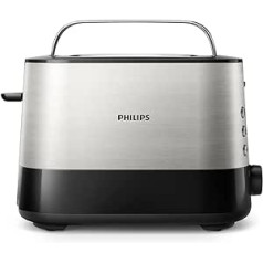 Philips HD2637 tosteris — 7 līmeņi, bulciņu sildītājs, apturēšanas poga, 1000 W, tosteris