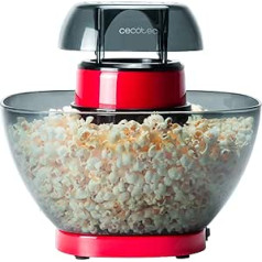 Cecotec Fun&Taste P'Corn Easy Electric Popcorn Machine, 1200 W, Air Injection System, Removable Bowl, Non-Stick and Removable Lid, Compact Design