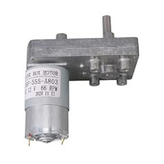 Silber 12V 66RPM Platz High Torque-Getriebe Getriebe Elektrischen Antriebsmotor