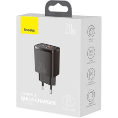 Baseus CCXJ-B01 Tīkla Lādētājs USB-C 20W