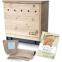 Vienkāršs Worm Box Koka DIY komplekts, Wormery, Worm Composter