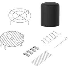 BMMXBI Truthahn-Fritteusen-Set für Big Easy Charbroil Zubehör ar wasserdichter Grillabdeckung, passend für Charbroil Oiless Truthahnfritteusen-Zubehör – Professional (Truthahn Fry A)