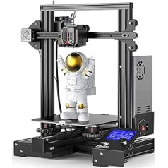 Creality Ender 3 Neo 3D printeris, CR Touch automašīnas izlīdzināšana, pilna metāla ekstrūderis, karborunda stikla drukas platforma, DIY FDM 3D printeris bērniem iesācējiem, drukas izmērs 220 x 220 x 250 mm