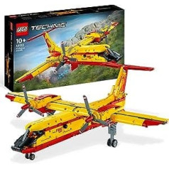 LEGO Technic 42152 ugunsdzēsības lidmašīna, ugunsdzēsēju brigādes lidmašīnas rotaļlieta ar motoru un dzēšanas funkciju, Ziemassvētku dāvana bērniem, zēniem un meitenēm, celtniecības rotaļlieta un bērnudārza dekorēšana