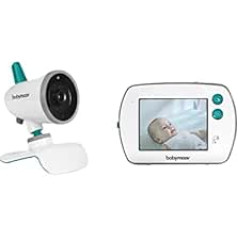 Babymoov YOO-Feel Video-Babyphone, 3,5 Zoll Touchscreen-Empfänger, Nachtsicht, 2-fach Zoom, Gegensprechfunktion, VOX-Funktion