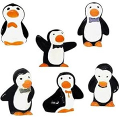 Penguin Plastic Cake Topper Picks Bulk