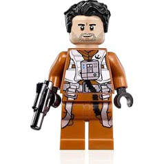 LEGO Star Wars Rise of Skywalker minifigūra — Po Dameron X-Wing pilots (ar ķiveri un Blaster) 75102