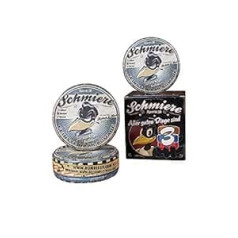 Rumble59 Schmiere – Komplekts no 3 Pomade Medium – Vīriešu matu vasks vidēji stipriem matiem, Matu veidošana Matu Vasks Matu Paste Matu Tauki Matu Vasks Vīriešiem, 3 x 140 ml