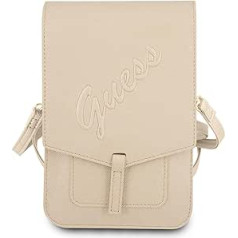 Guess GUWBRSAVSLG Saffiano Script Bag Golden